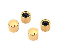 4 Pieces Electric Guitar Knob Screw Fixing Tone Volume Knobs Golden