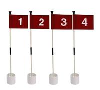 4 Pieces Fiberglass Putting Green Marker