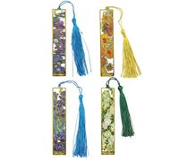 4 Pieces Flower Bookmarks, Vintage Metal Bookmarks, Ele Bookmarks, Gift Bookmarks, Reading Accessories