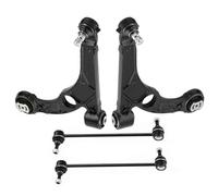 4-Pieces Front Control Arm Sway Bars Compatible with Dodge Dart GT/SE Sedan 2.4L 2.0L 2013-2016 Balance Rod Ball Head Steering Tie Rods Upper Plus Lower Swing Arm