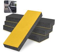 4 Pieces Garage Wall Protectors, Self Adhesive Door Edge Protector, Car Door Foam Anti Scratch Sheets, Black Wall Bumper Guard, Edges Protection for Car Parking, Garages (30 x 10 x 3 cm)