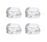 4 Pieces Gas Stove Button Protector Cover, Cooker Switch Protector Cover, Child Safety Cooker Clear Cover, Removable Button, Oilproof Cover