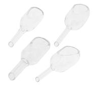 4 Pieces Glass Weighing Boat Round Set, Laboratory Glassware Tool for Precision Measurement, Borosilicate Glass Weighing Dishes