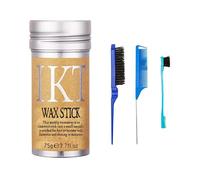 4 Pieces Hair Waxed Stick Set Waxed Stick With Hair Comb Set Flyaway Control And Styling Pomade For Straight Hair Wigs