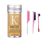 4 Pieces Hair Waxed Stick Set Waxed Stick With Hair Comb Set Flyaway Control And Styling Pomade For Straight Hair Wigs