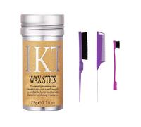 4 Pieces Hair Waxed Stick Set Waxed Stick With Hair Comb Set Flyaway Control And Styling Pomade For Straight Hair Wigs