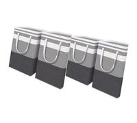 4 Pieces Heavy Duty 75L Laundry Hampers Foldable Construction Perfect for Garments Belongings and Domestic Arrangement Extra Large Washing Basket