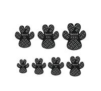 4 Pieces Heavy-Duty Dog Paw Grips -Strong Adhesive For Slippery Surfaces Sturdy Dog Foot Pads(Black,XXL)