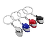 4 Pieces Helmet Keychains, Car Helmet Charms, Personalized Motorcycle Keychains, Metal Keychains For Backpacks, Keys And Mobile Phone Accessories.