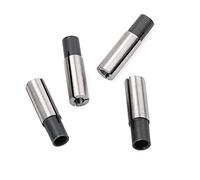 4 Pieces High-Carbon Steel Collet Die Grinder Chuck Driver Adapter 1/4" to 1/8" CNC Engraving Bit Router Converter for Engraving Machine Tool