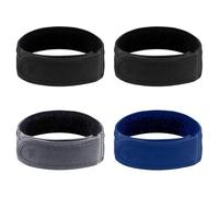 4 Pieces Lazy Belt, Buckleless Casual Belt, Adjustable Elastic Belt, Solid Color Nylon Belt, Men'S Belt