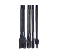 4 Pieces Leather Craft Tools Prong Leather Round Hole Punching Leathercraft Punching Accessories Cutting Tool