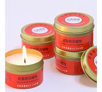 4 Pieces Long Lasting Survival Candle, Slow Burn Camping Candle, Candles for Power Outages, Long Term Storm Candles, Wicks Survival for Hiking