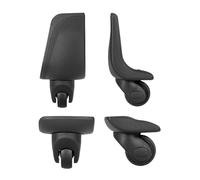4 Pieces Luaggage Replacement Wheel Left and Right Swivels Casters Convenient Trolley Case Luggage