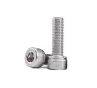 4 Pieces M12 Hexagon Socket Head Cap Screws, 20mm-50mm, Pitch 1.25mm, 304 Stainless Steel Bolt(M12*50mm)