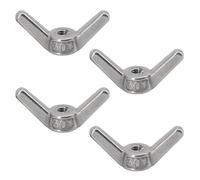 (4 Pieces) M14 Metric Thread Wing Nut 304 Stainless Steel Thumb Nut Fasteners Hardware