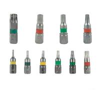 4 Pieces Magnetic Hex Head Screwdriver Bits for T40 1/4 inch Hex Shank 25mm Fits Electric, Handheld and Drill Screwdrivers