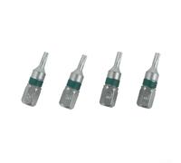 4 Pieces Magnetic Hex Head Screwdriver Bits for T40 1/4 inch Hex Shank 25mm Fits Electric, Handheld and Drill Screwdrivers (T8)
