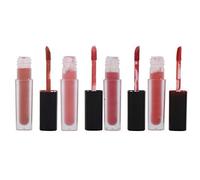 4 Pieces Matte Lip Gloss Set, Long Lasting and Non-Sticky Lip Makeup Cosmetic Tool(TO)