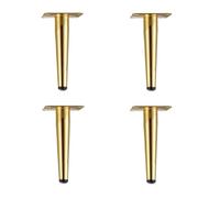 4 Pieces Metal Fur Legs Black d Conical Sofa Legs Replacement Iron Feet for TV Stand Adjustable Heights 10 72cm Easy Installat with Screws