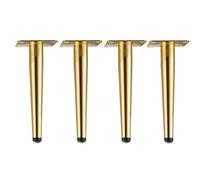 4 Pieces Metal Fur Legs Black d Tapered Sofa Feet Replacement Iron Legs for TV Stands Adjustable Height 10 72cm Includes Screws Modern Home Decor