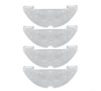 4 Pieces Microfiber Mop Cloth Kit Compatible With Vonko S6 Pro Robotic Vacuum Sturdy Long Lasting Performance And Easy Installation Process