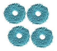 4 Pieces Microfiber Mop Cloths for Replacement Use with For Conga 11090 Spin Revolute Home&Wash Robot Vacuum Cleaner for Maintaining Clean Floors
