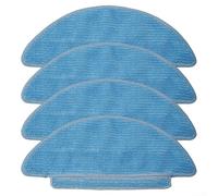 4 Pieces Mop Cloths Compatible with For Lubluelu For SL60 Plus Robot Vacuum Cleaner, Superfine Fiber Cleaning Pads with High Water Absorption and Scratch Protection