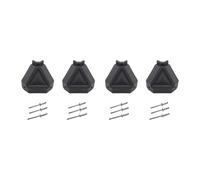 4 Pieces Motorcycle Rear Box Corner Protectors for Helmets, Bevel 50mm
