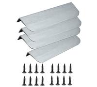 4 Pieces No-Drill Edge-Trimmed Pull Handle for Cabinets, Wardrobes, and Drawers - Customizable Hidden Furniture Hardware(Gray,Length 150mm/5.9")