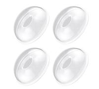 4 Pieces Nursing Nipple Covers, Breastfeeding Nipple Protectors, Reusable Breastfeeding Shells Washable Soft Silicone Flexible Breast Pads