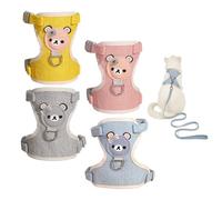 4 Pieces Of Cat Leashes, Adjustable Leashes, Cute Cartoon Leashes, Pet Outdoor Accessories, Pet Supplies
