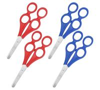 4 Pieces of Children's Scissors, Children's Craft Scissors, Children's Auxiliary Scissors, Children's Learning Scissors, Parent-Child Scissors