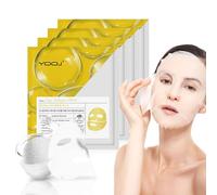 4 Pieces of Collagen Face Mask Collagen Mask Bio Collagen Face Mask Multiple Effective Ingredients Deep Hydration Improve Skin Condition Suitable for All Skin Types