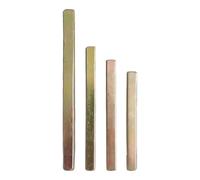 4 Pieces of Door Lock Square Shaft, Practical Lock Accessories Square Strip, Fingerprint Lock Lock Core Accessories, Suitable for Door Lock Square Shaft Replacement, Repair Scenarios.