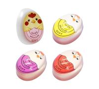 4 Pieces of Egg Timer, Egg Raw Maturity Monitor, Kitchen Breakfast Cooking Tool, Suitable for Meeting Different Cooking Needs.