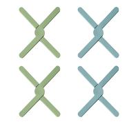 4 Pieces of Foldable Potholders, Creative Potholders, Non-Slip Potholders, Dining Table Potholders, Kitchen Tools