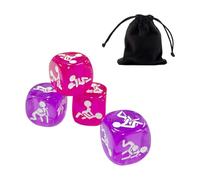 4 Pieces of Fun Dice, Supplies for Couples, Interactive Toys for Couples, Creative Dice Toys, Throwing Games for Adults