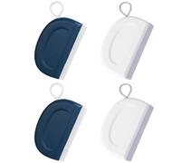 4 Pieces Of Glass Wipers, Bathroom Tools, Window Wiping Accessories, Non-Slip Handle Design, Household Cleaning Supplies.