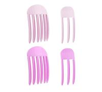 4 Pieces Of Hair Clips, Hair Volumizing Tools, Hair Styling Accessories, Plastic Hair Clips, Creative Hair Combs