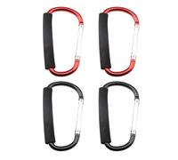 4 Pieces Of Heavy-Duty Lock Buckles, D-Shaped Carabiner Buckles, Aluminum Alloy Car Buckles, Item Fixing Buckles, Suitable For Hammocks, Dog Ropes, Pulleys