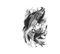 4 Pieces Of Herbal Tattoo Stickers Semi-Permanent Non-Reflective Juice Long-Lasting Tattoo Stickers Waterproof
