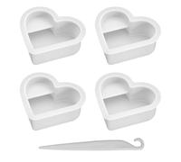 4 Pieces of Love Molding Mold and 1 Piece of Mold Release Knife, Business Card Holder Mold, Silicone Mold, DIY Ornament Tool