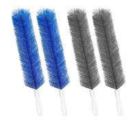 4 Pieces Of Multi-Function Dust Removal Brush, Bendable Cleaning Brush, Gap Cleaning Tool, Suitable For Ceiling, Fans, Corners (Blue, Gray).