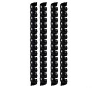 4 Pieces Of Plastic Spiral Tree Guards With Two Size Variants For Effective Protection Of Tree Trunks From Animal And Weather Harm(black 1.57”)