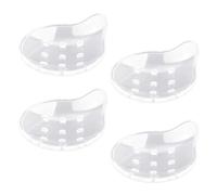 4 Pieces of Porous Transparent Eye Mask, Simple and Creative Plastic Props, Multi-Functional Eye Protection Cover, Comfortable and Breathable Protective Cover, Eye Protection Accessories.