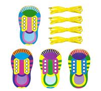 4 Pieces Of Practice Tying Shoelaces Early Education, Kindergarten String Practice, Children'S Educational Toys, Early Education Teaching Aids.