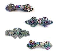 4 Pieces Of Retro Cardigan Shawl Clips, Ele Curved Design, Durable Metal Material, Temperament Decorative Buckle, Can Fix Sweaters And Jackets.