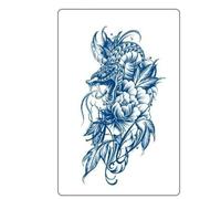 4 Pieces Of Semi-Permanent Herbal Tattoo Stickers Juice Non-Reflective Tattoo Stickers