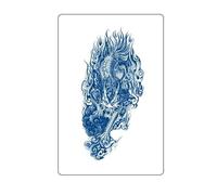 4 Pieces Of Semi-Permanent Herbal Tattoo Stickers Juice Non-Reflective Tattoo Stickers